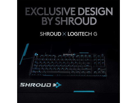 Клавіатура Logitech G PRO Mechanical Gaming Keyboard - Shroud Edition (920-009849)  Фото №3