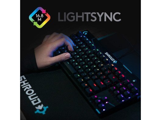 Клавіатура Logitech G PRO Mechanical Gaming Keyboard - Shroud Edition (920-009849)  Фото №4