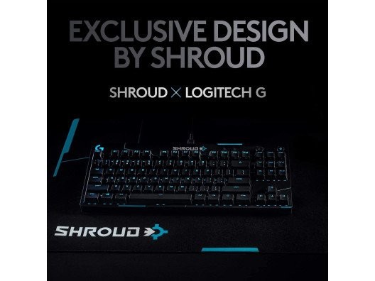 Клавиатура Logitech G PRO Mechanical Gaming Keyboard - Shroud Edition (920-009849)  Фото №3