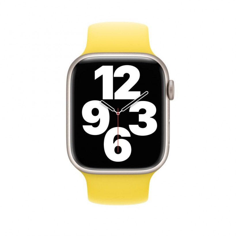 Ремінець Apple Canary Yellow Solo Loop - Size 4 Watch 42/44/45/49mm (MQW33)  Фото №0