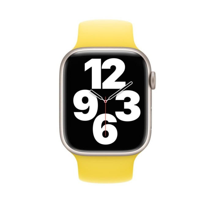 Ремешок Apple Canary Yellow Solo Loop - Size 4 Watch 42/44/45/49mm (MQW33)  Фото №0