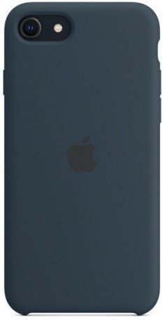 Чохол для смартфона Apple iPhone SE Silicone Case - Abyss Blue (MN6F3)  Фото №0