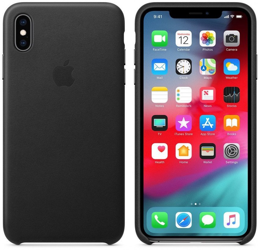 Чехол для смартфона Apple iPhone XS Max Silicone Case - Black (MRWE2)  Фото №1