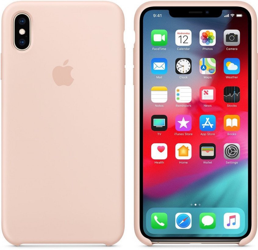 Чехол для смартфона Apple iPhone XS Max Silicone Case - Pink Sand (MTFD2)  Фото №0