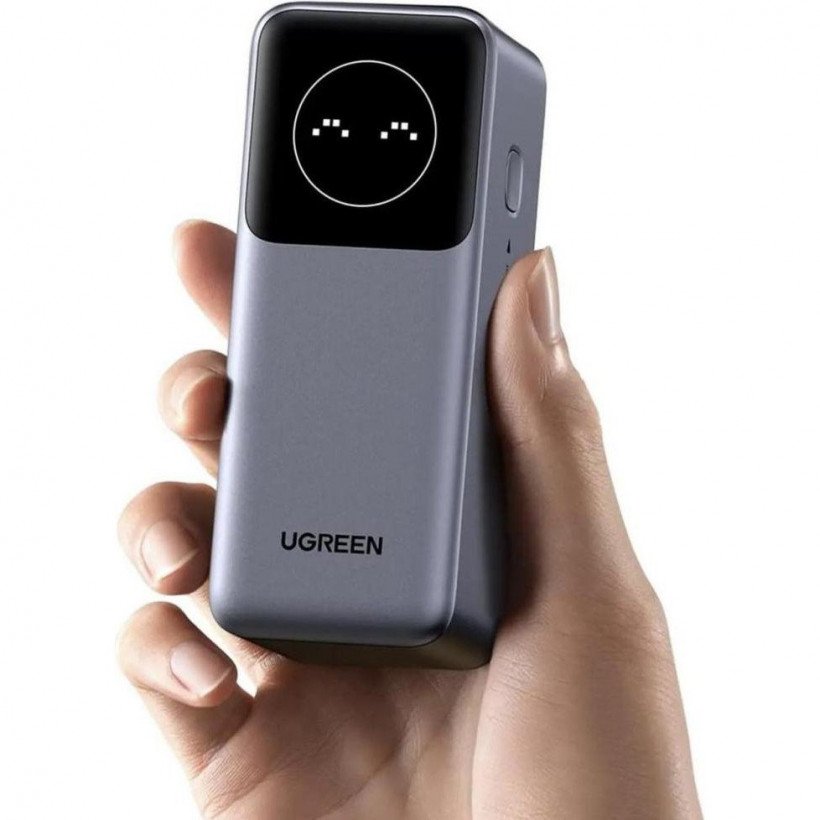 Зовнішній акумулятор (павербанк) UGREEN PB724 Nexode 12000mAh 100W Gray (35526)