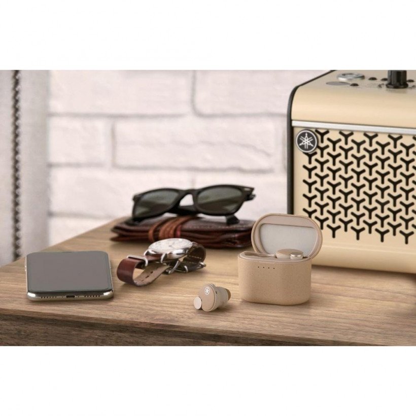 Наушники TWS Yamaha TW-E7B Beige  Фото №3