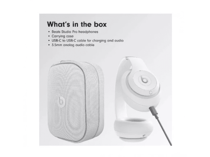 Навушники з мікрофоном Beats by Dr. Dre Studio Pro Matte White (MC2P4)  Фото №0
