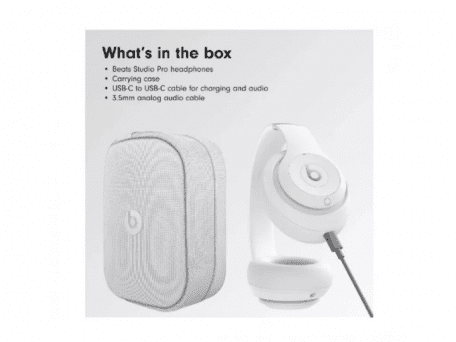 Навушники з мікрофоном Beats by Dr. Dre Studio Pro Matte White (MC2P4)  Фото №0
