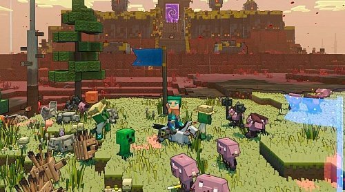 Гра для PS5 Minecraft Legends Deluxe Edition PS5  Фото №3