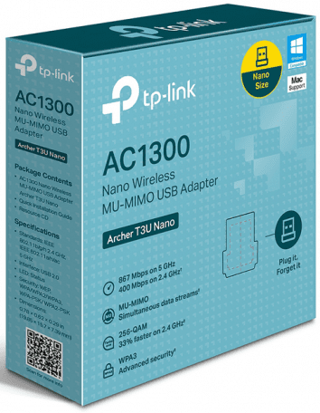 Wi-Fi адаптер TP-Link Archer T3U Nano  Фото №1