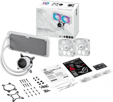 Водяне охолодження ASUS ROG Strix LC III 240 ARGB White Edition (90RC00S2-M0UAY0)  Фото №5