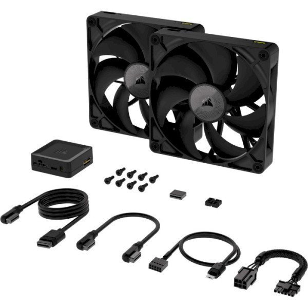 Вентилятор Corsair iCUE LINK RX140 140mm PWM Fan Twin Starter Kit (CO-9051012-WW)  Фото №4