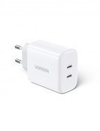 Мережевий зарядний пристрій UGREEN CD243 40W 2xUSB-C, PD3.0 Wall Charger White (10343)