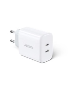 Мережевий зарядний пристрій UGREEN CD243 40W 2xUSB-C, PD3.0 Wall Charger White (10343)