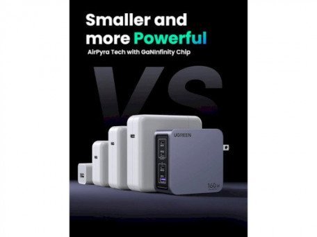 Мережевий зарядний пристрій UGREEN X763 Nexode Pro Space Gray (25877)  Фото №2