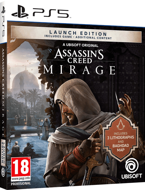 Гра для PS5 Assassin&#039;s Creed Mirage PS5 (300127568/3307216258186) (Open Box)  Фото №0