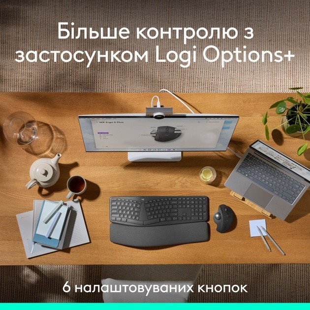 Мышь Logitech MX Ergo S Graphite (910-007260)  Фото №3