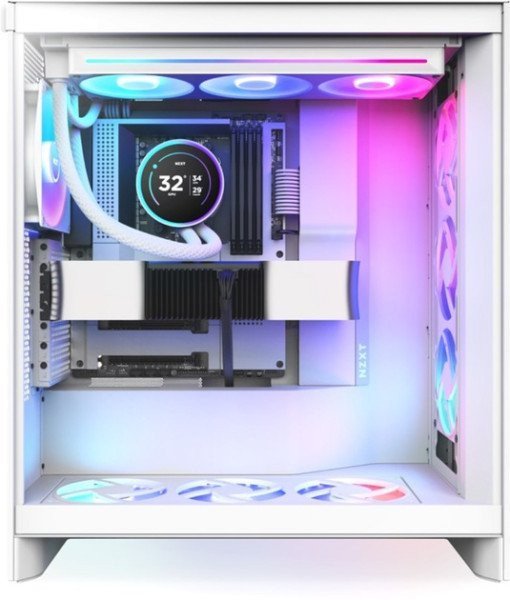 Водяное охлаждение NZXT Kraken Elite 360 RGB White (RL-KR36E-W2)  Фото №4