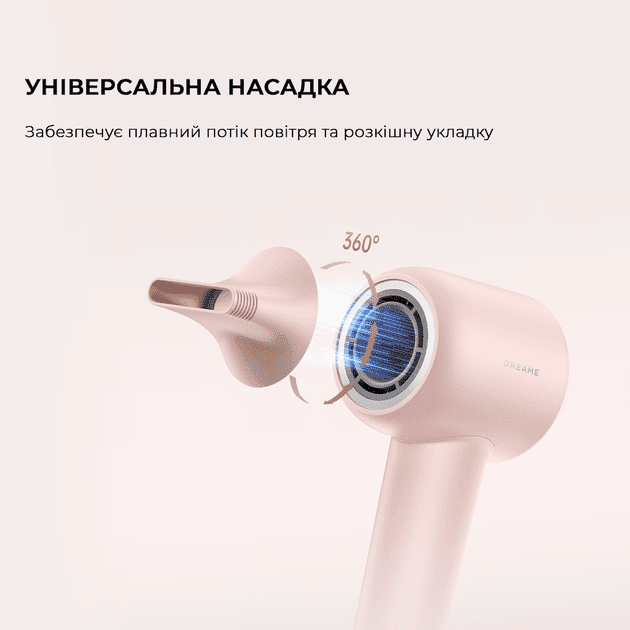 Фен Dreame Hair Dryer Gleam Pink (AHD12A-PK)  Фото №9