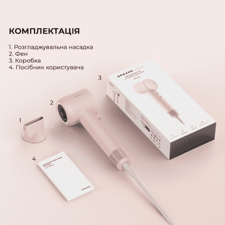 Фен Dreame Hair Dryer Gleam Pink (AHD12A-PK)  Фото №8