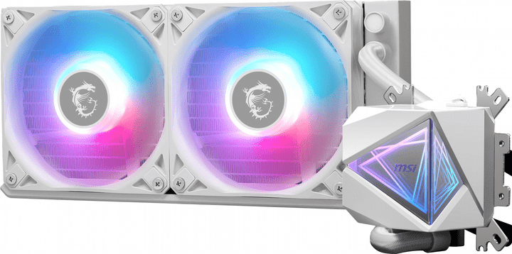 Водяне охолодження MSI MAG CoreLiquid I240 White  Фото №2