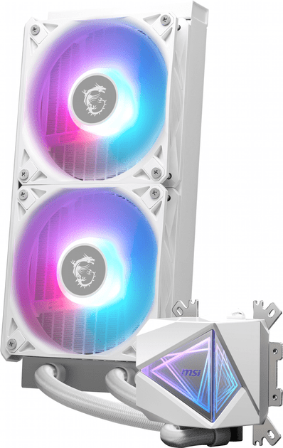 Водяне охолодження MSI MAG CoreLiquid I240 White  Фото №5
