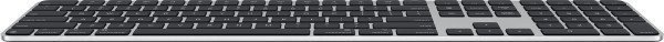 Клавіатура Apple Magic Keyboard with Touch ID and Numeric Keypad for Mac with Apple silicon USB-C Black Keys (MXK83)  Фото №0