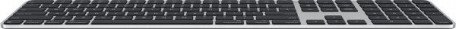 Клавіатура Apple Magic Keyboard with Touch ID and Numeric Keypad for Mac with Apple silicon USB-C Black Keys (MXK83)  Фото №0