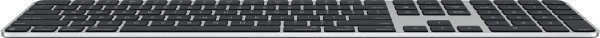 Клавиатура Apple Magic Keyboard with Touch ID and Numeric Keypad for Mac with Apple silicon USB-C Black Keys (MXK83)  Фото №0