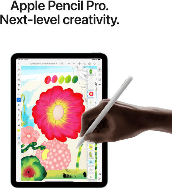 Планшет Apple iPad Air 11 2025 Wi-Fi + Cellular 256GB Purple (MCG34)  Фото №4
