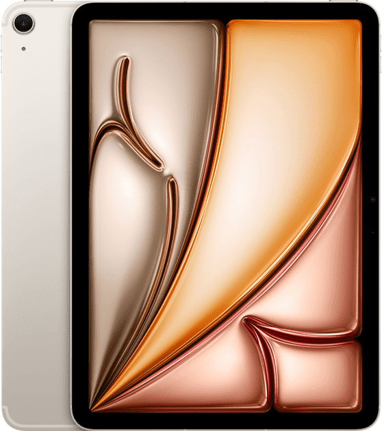 Планшет Apple iPad Air 11 2025 Wi-Fi + Cellular 256GB Starlight (MCG24)