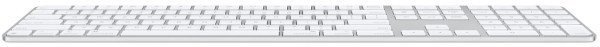 Клавіатура Apple Magic Keyboard with Touch ID and Numeric Keypad for Mac with Apple silicon USB-C White Keys (MXK73) (DE)  Фото №2