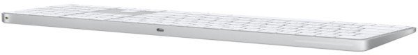 Клавіатура Apple Magic Keyboard with Touch ID and Numeric Keypad for Mac with Apple silicon USB-C White Keys (MXK73) (DE)  Фото №3