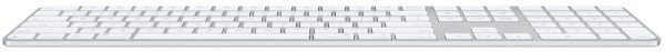 Клавиатура Apple Magic Keyboard with Touch ID and Numeric Keypad for Mac with Apple silicon USB-C White Keys (MXK73)  Фото №2