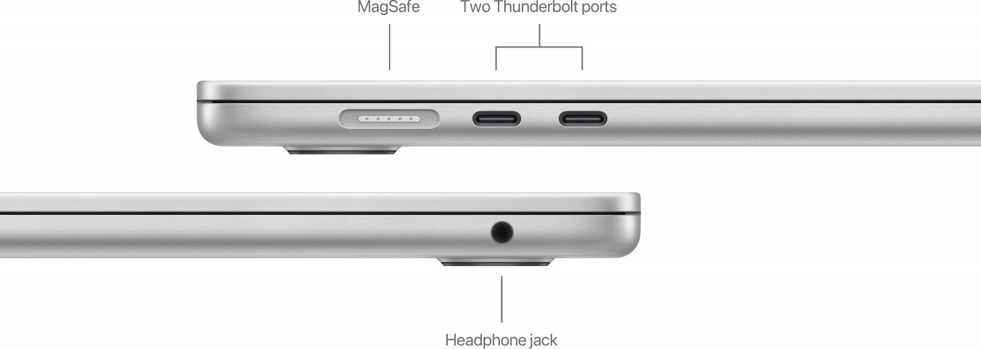 Ноутбук Apple MacBook Air 15&quot; M3 2024 Late Silver (MC9E4) (DE)  Фото №3