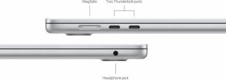 Ноутбук Apple MacBook Air 15&quot; M3 2024 Late Silver (MC9E4) (DE)  Фото №3