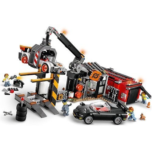 Блочный конструктор LEGO City Свалка с автомобилями 871 деталь (60472)  Фото №0