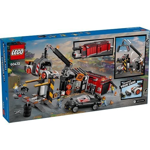 Блочный конструктор LEGO City Свалка с автомобилями 871 деталь (60472)  Фото №5