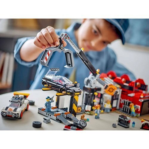 Блочный конструктор LEGO City Свалка с автомобилями 871 деталь (60472)  Фото №7