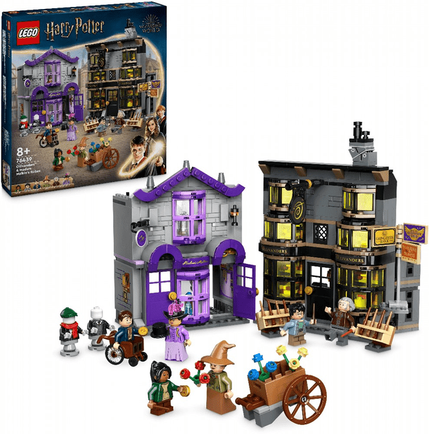 Блоковий конструктор LEGO Harry Potter Лавка Оллівандера та ательє мадам Малкін (76439)  Фото №7