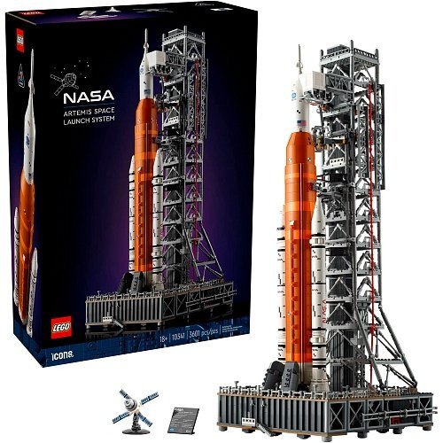 Блоковый конструктор LEGO Icons Система космического запуска НАСА Артемида (10341)  Фото №3