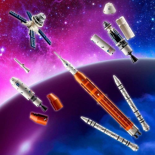 Блоковый конструктор LEGO Icons Система космического запуска НАСА Артемида (10341)  Фото №7