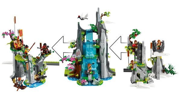 Блочный конструктор LEGO Легендарная Цветочно-фруктовая гора (80024)  Фото №3