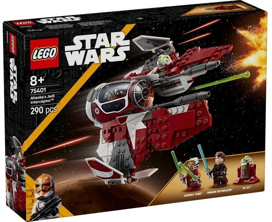Блоковый конструктор LEGO Star Wars Джедайский перехватчик Асоки 290 деталей (75401)