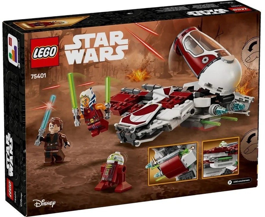 Блоковый конструктор LEGO Star Wars Джедайский перехватчик Асоки 290 деталей (75401)  Фото №1