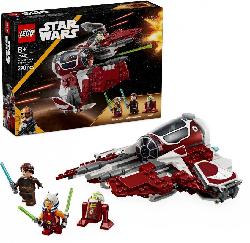 Блоковый конструктор LEGO Star Wars Джедайский перехватчик Асоки 290 деталей (75401)  Фото №4