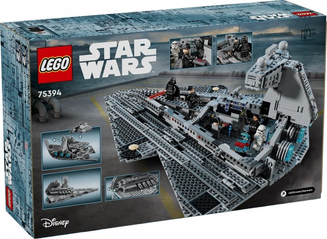 Блочный конструктор LEGO Star Wars Имперский звездный разрушитель (75394)