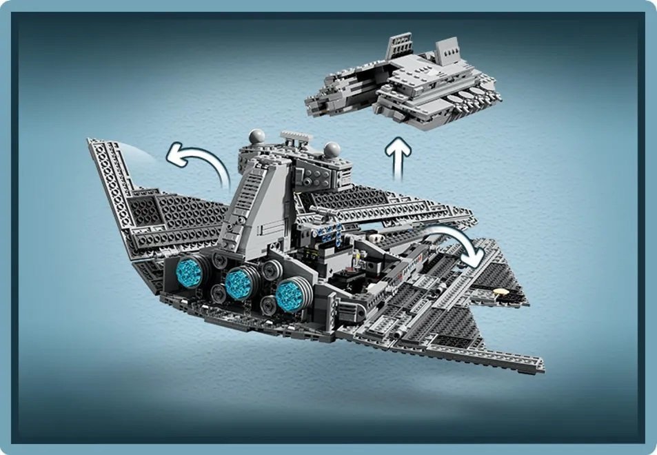 Блочный конструктор LEGO Star Wars Имперский звездный разрушитель (75394)  Фото №13