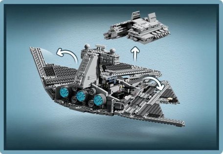 Блочный конструктор LEGO Star Wars Имперский звездный разрушитель (75394)  Фото №13