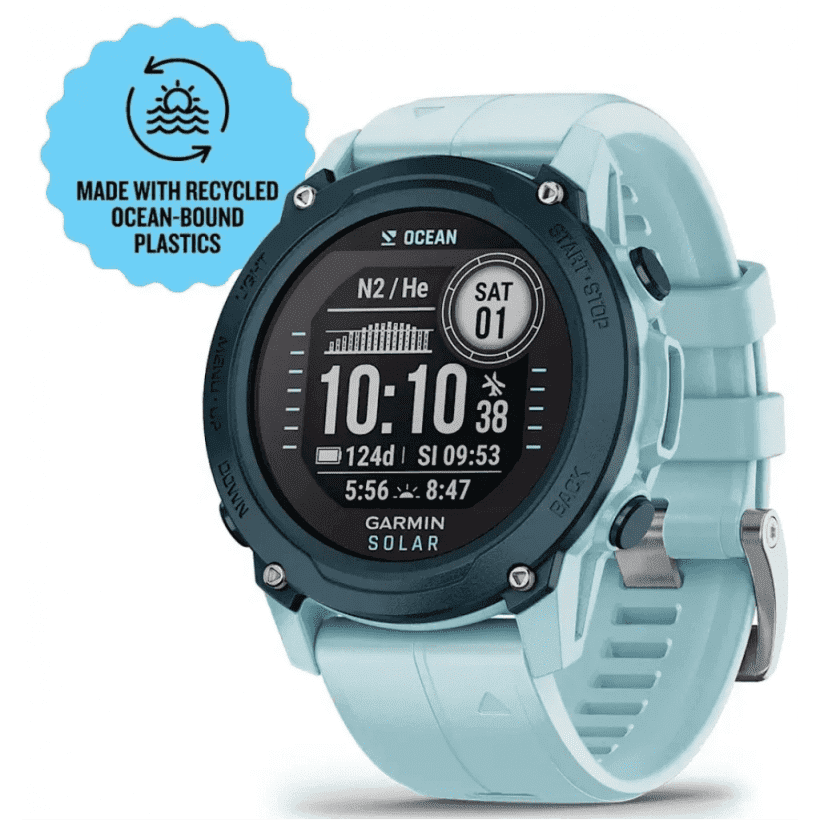 Смарт-годинник Garmin Descent G1 Solar Ocean Edition (010-02604-04)  Фото №0